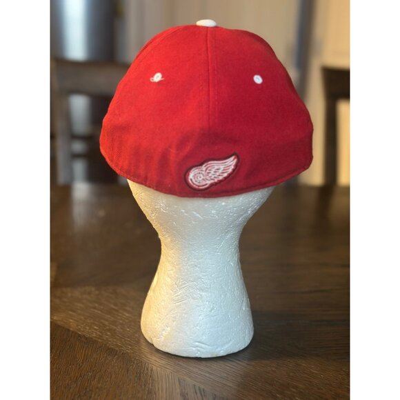 Detroit Red Wings Zephyr Adjustable Red Baseball Cap Hat Mens 7 3/8 - Picture 5 of 9